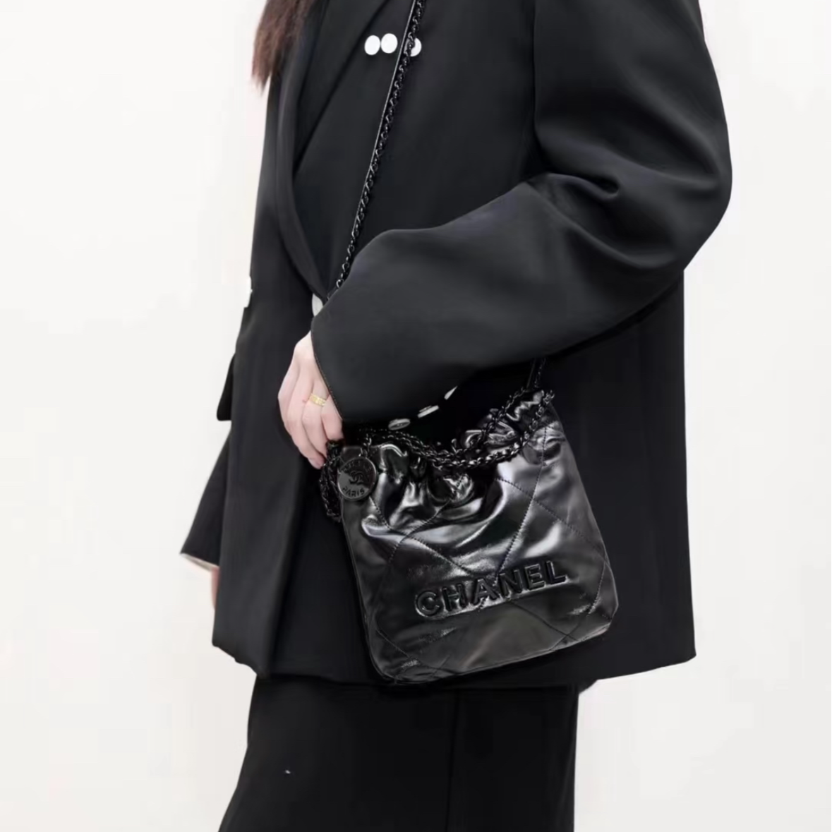 99新 Chanel/香奈儿 小花Jerry P205438215 24P 22BagMini 芯片开