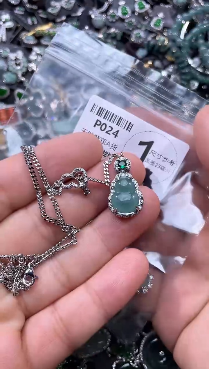 【闪购商品】翡翠颈饰未镶嵌P024项链
