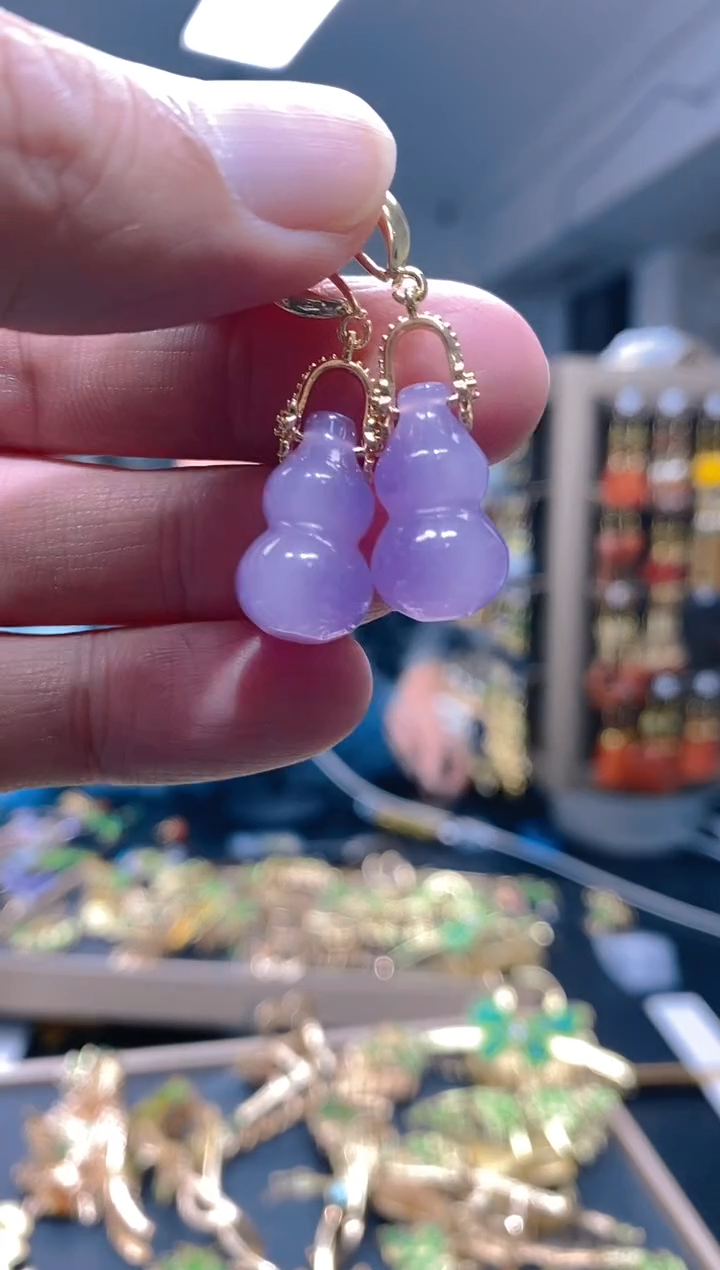 【闪购商品】玛瑙/玉髓耳饰合金035玛瑙饰品