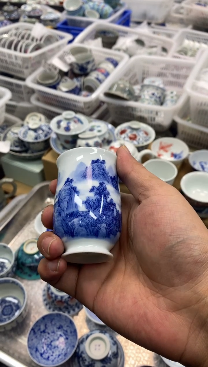 摆件陶景德陶瓷茶具容量约60