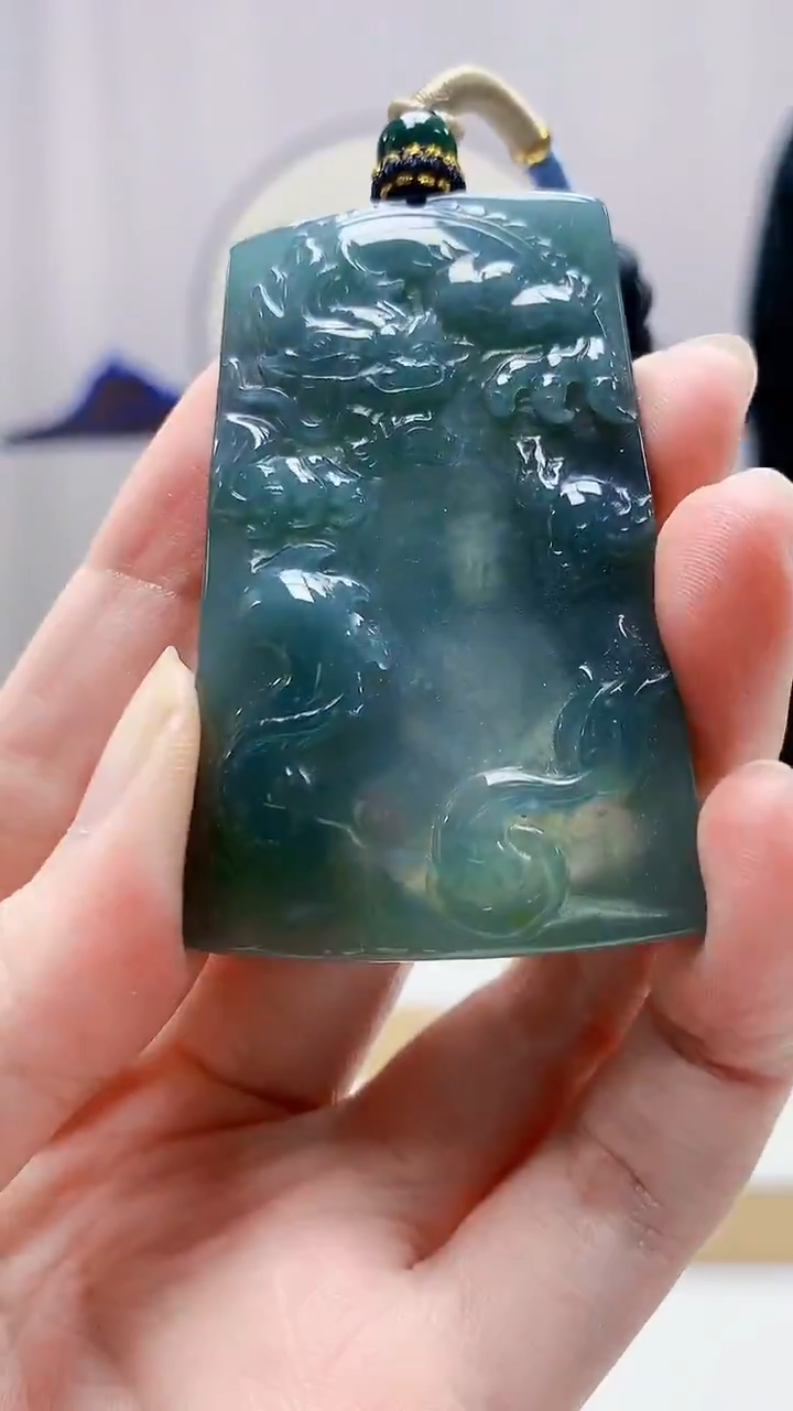 未镶嵌定制翡翠4917zm-毛货挂件139