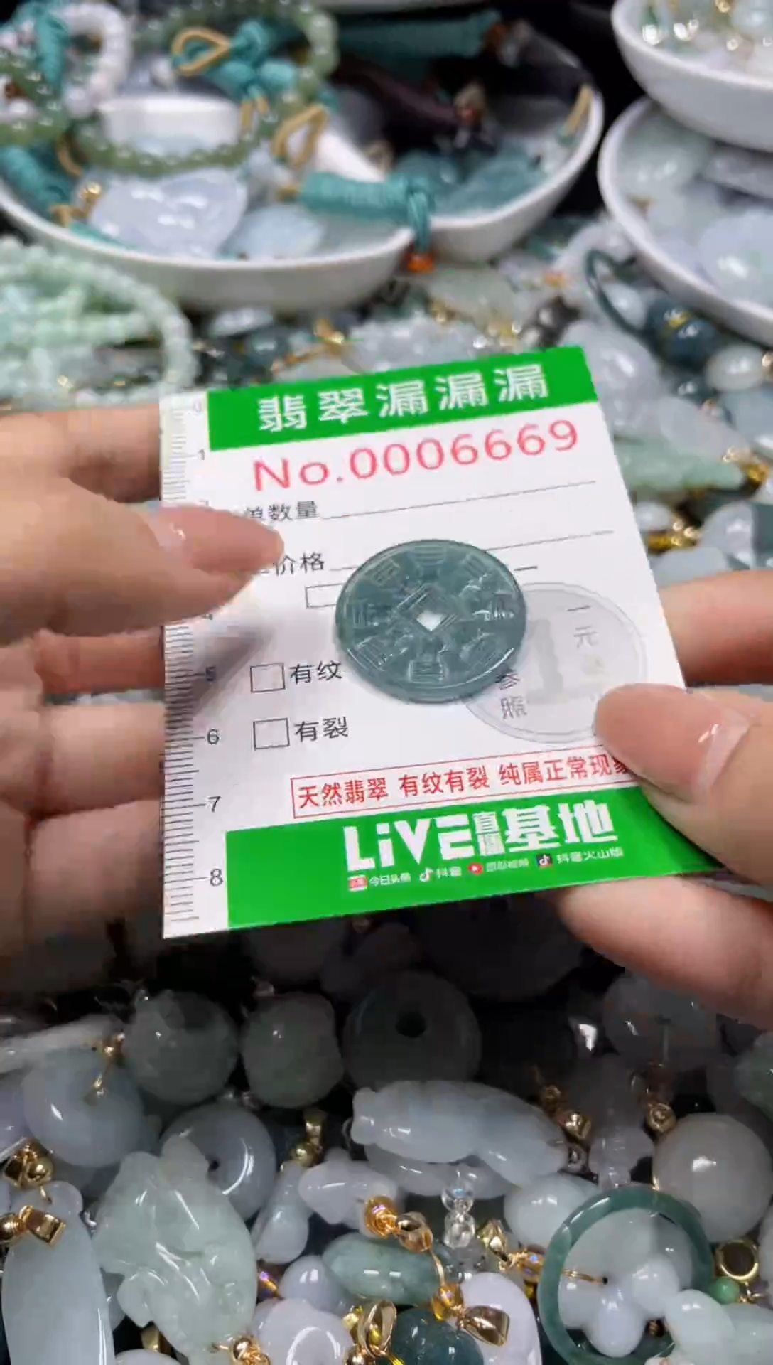 颈饰未镶嵌翡翠6669