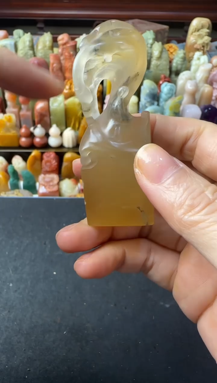 青田石印石编号编号微瑕不退不换8476