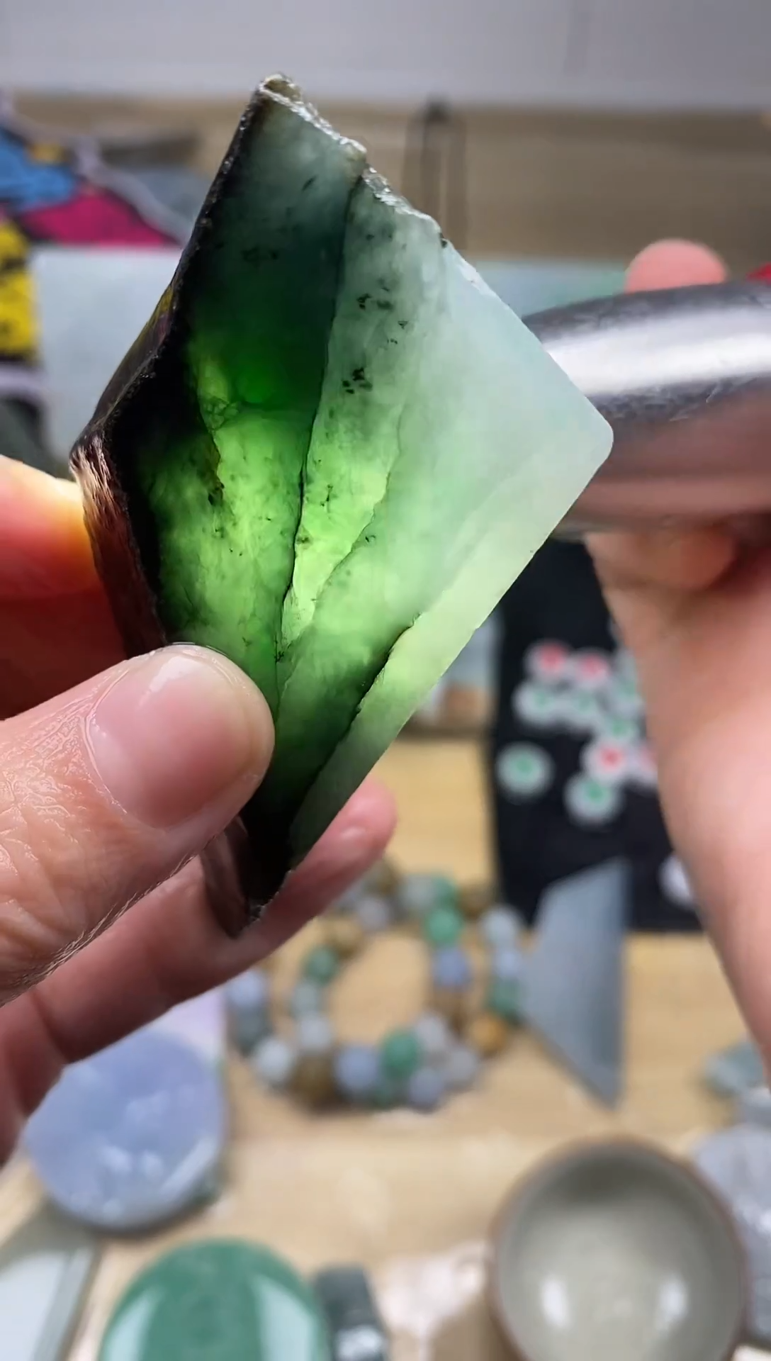 裸石翡翠缅甸翡翠A货544