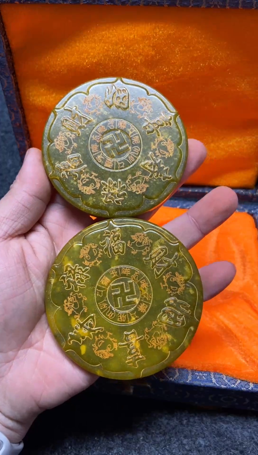 未镶嵌蛇纹石玉吊坠(不含链)直播间专用链接