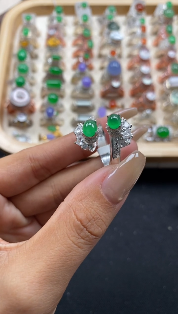 未镶嵌戒指翡翠缅甸天然a货翡翠