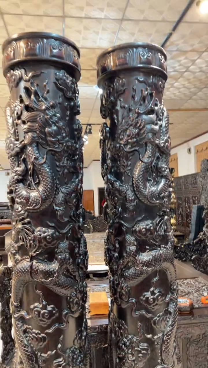 木大柱子一对、、、、、、