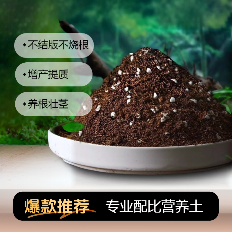 【营养土】养花种植通用土壤有机土专业配比泥炭珍珠岩花泥发酵土壤
