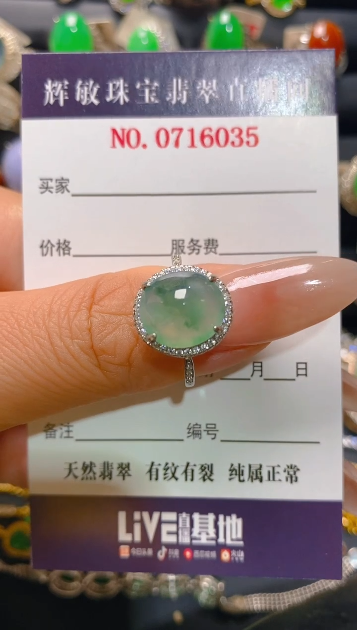 【闪购商品】翡翠耳饰银S925镶嵌天然A货翡翠1