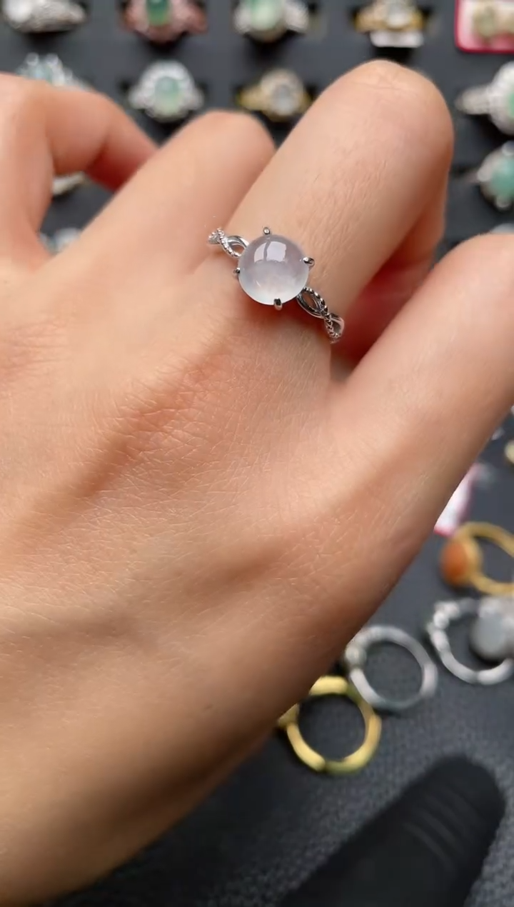 【闪购商品】翡翠戒指银S925镶嵌1111111111  17