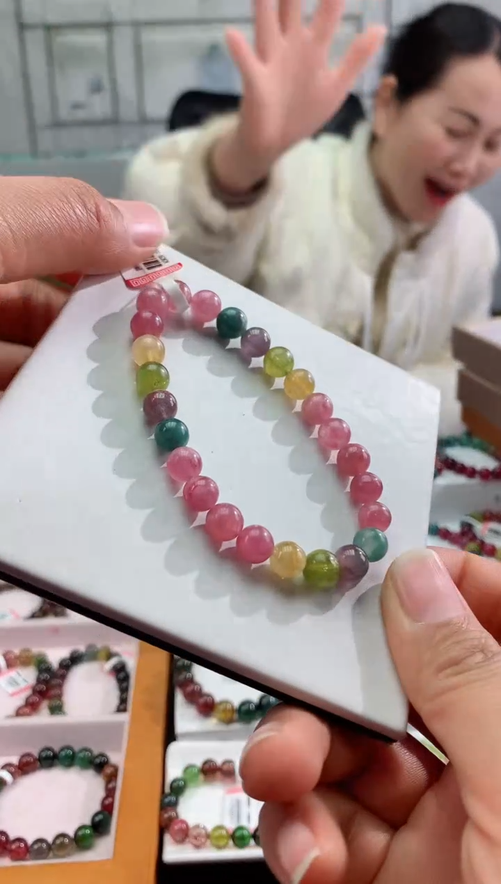 【闪购商品】碧玺手串未镶嵌多样性发一条