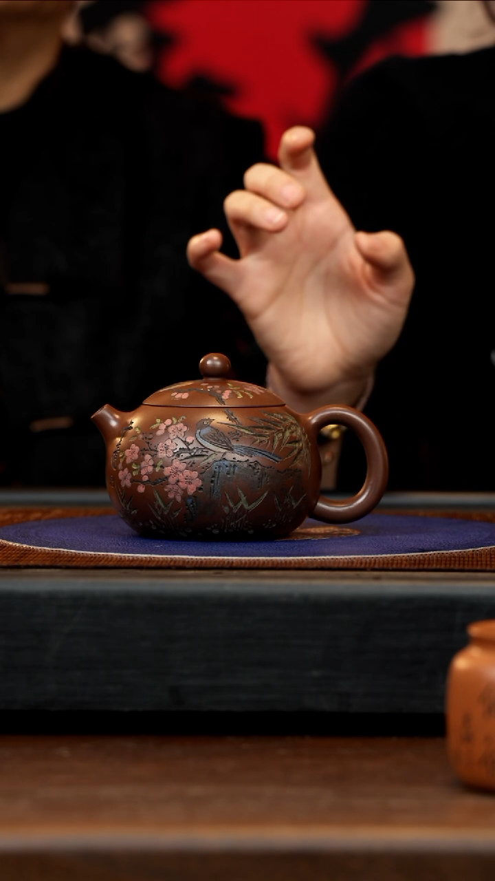 【闪购商品】紫砂茶壶顾HJ 紫泥 西施 290cc