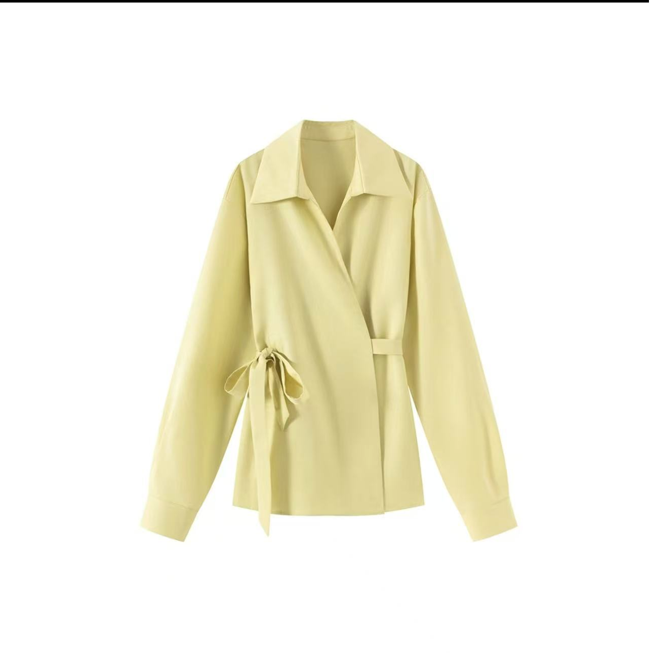 TY/- 2025春装新款高级感法式收腰长袖上衣*Tc 9222