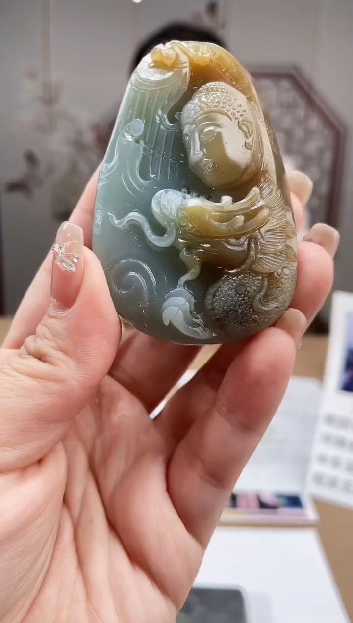 【闪购商品】定制和田玉多样性发货拍一发一 14114