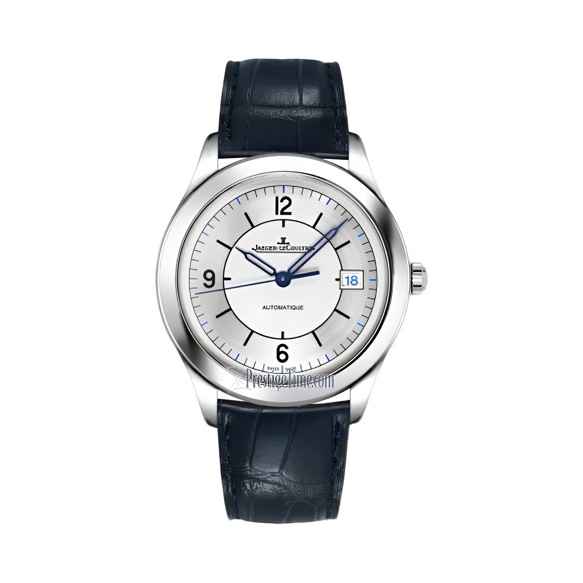 99新 Jaeger-LeCoultre/积家 大师Q1548530/39mm背透机械白盘男表