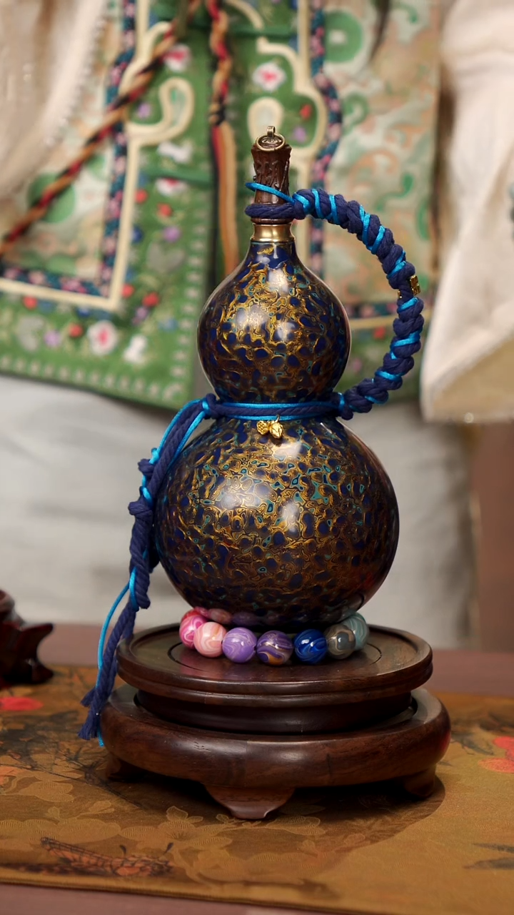 82易林高端工艺大漆酒葫芦--958