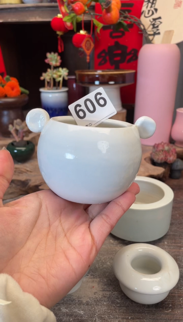 【闪购商品】摆件606知木小芳花盆