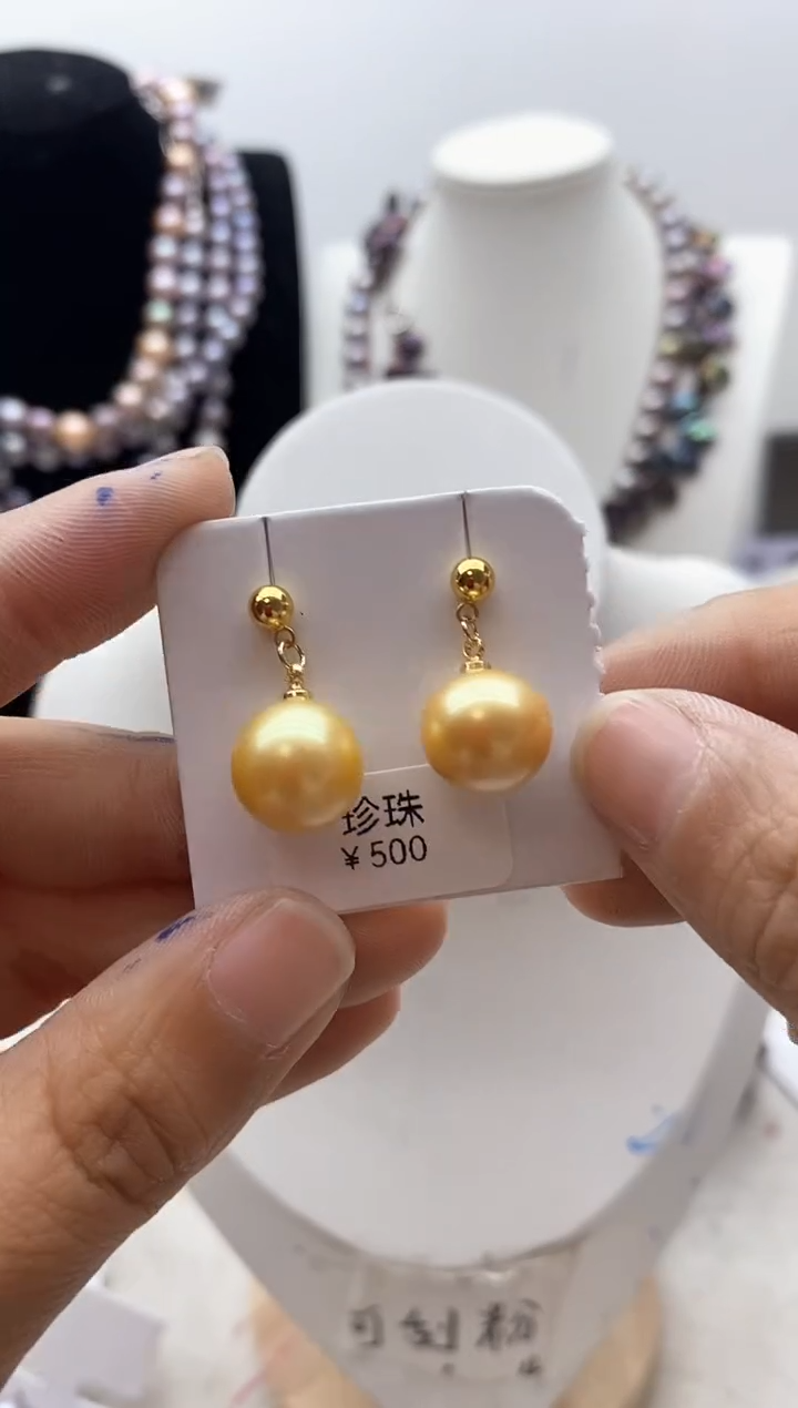 【闪购商品】淡水珍珠颈饰钛钢108