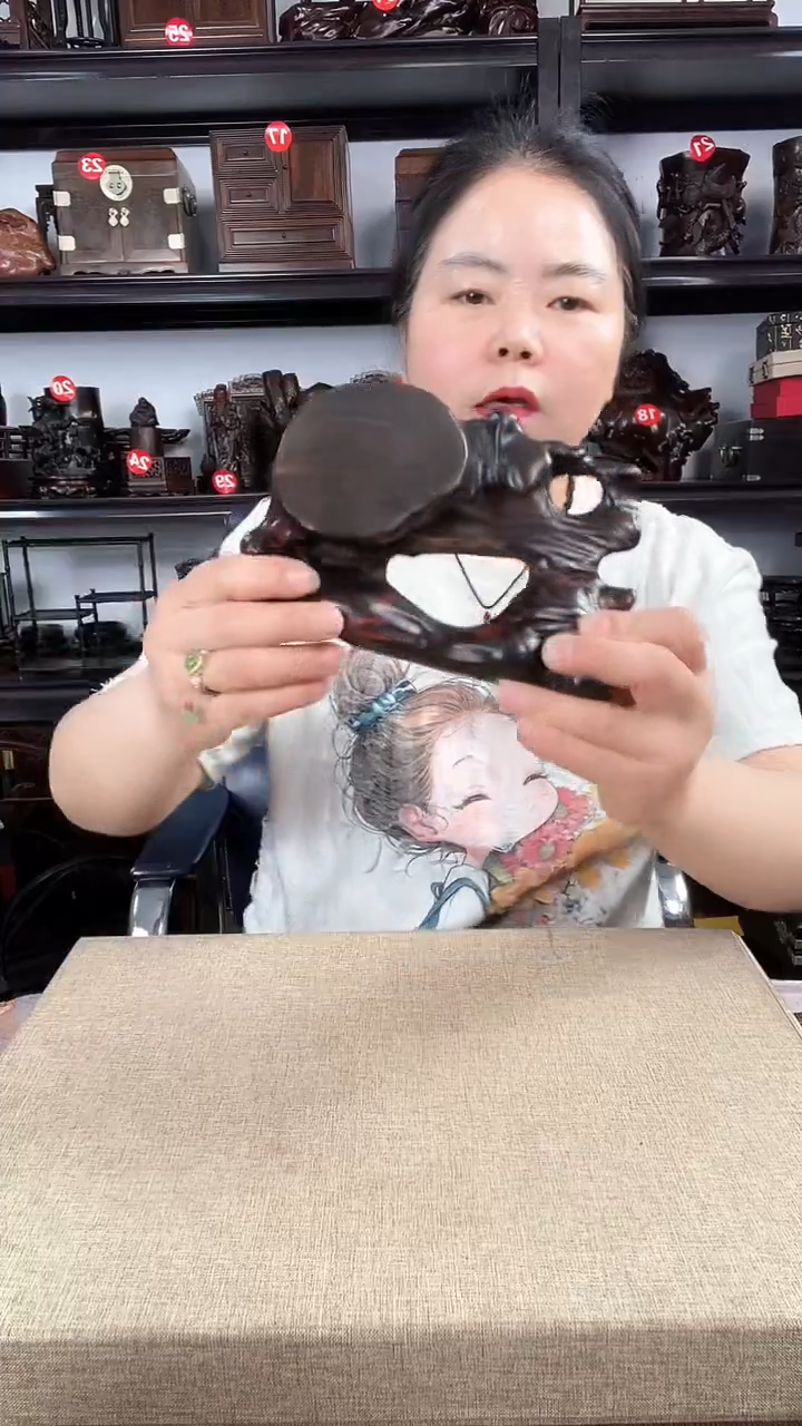 木187瑕疵老李红木工艺品