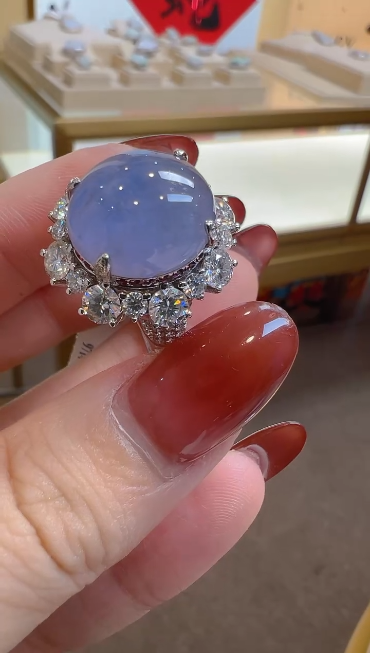 【闪购商品】翡翠戒指18K金镶嵌多样性团购发一件