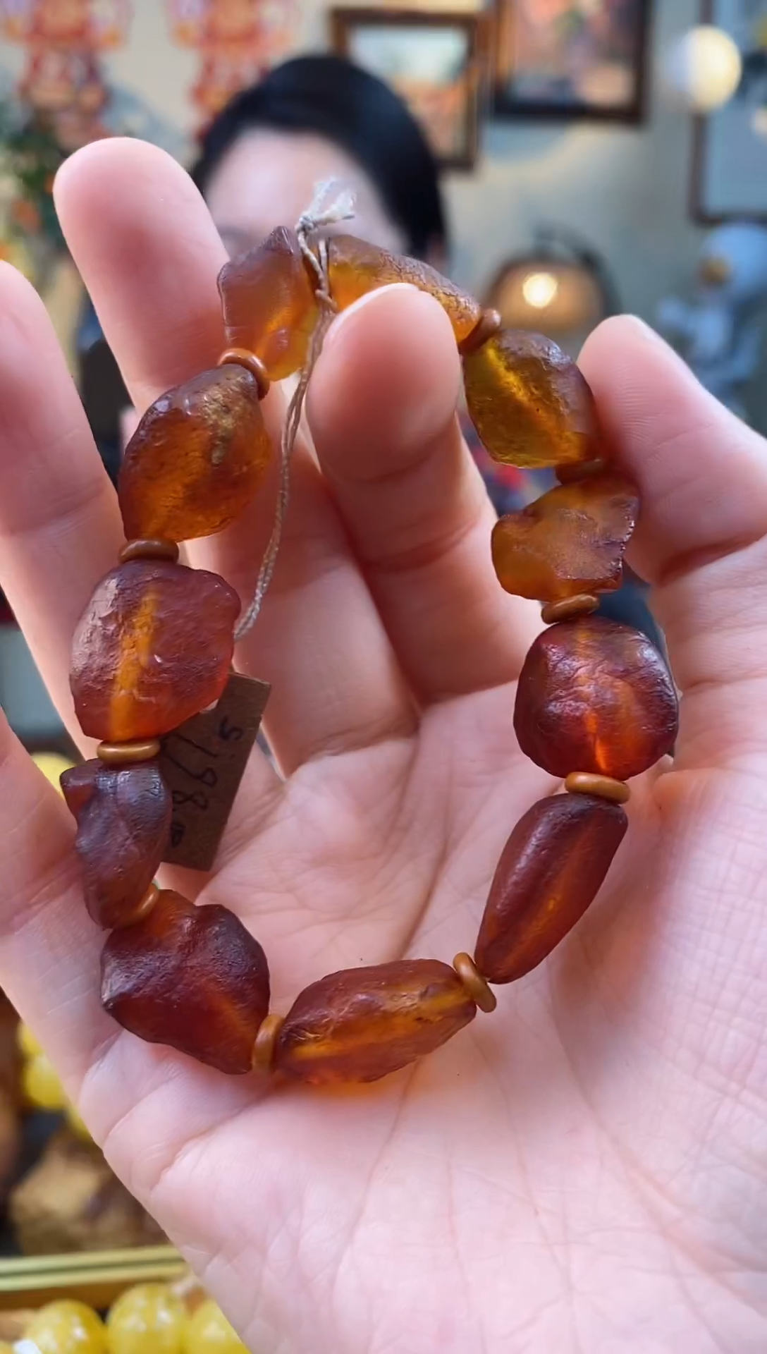 【闪购商品】琥珀手串未镶嵌手串