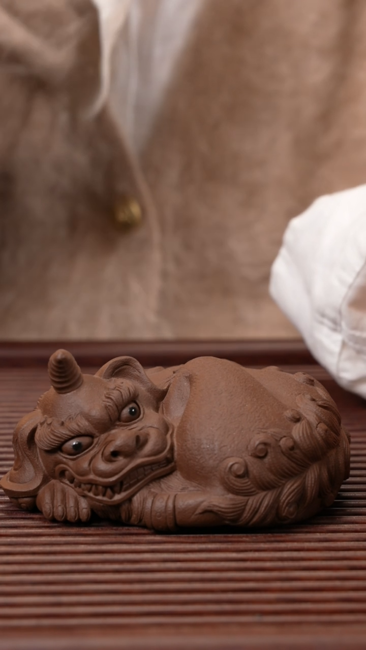 【闪购商品】紫砂茶宠紫泥谛听