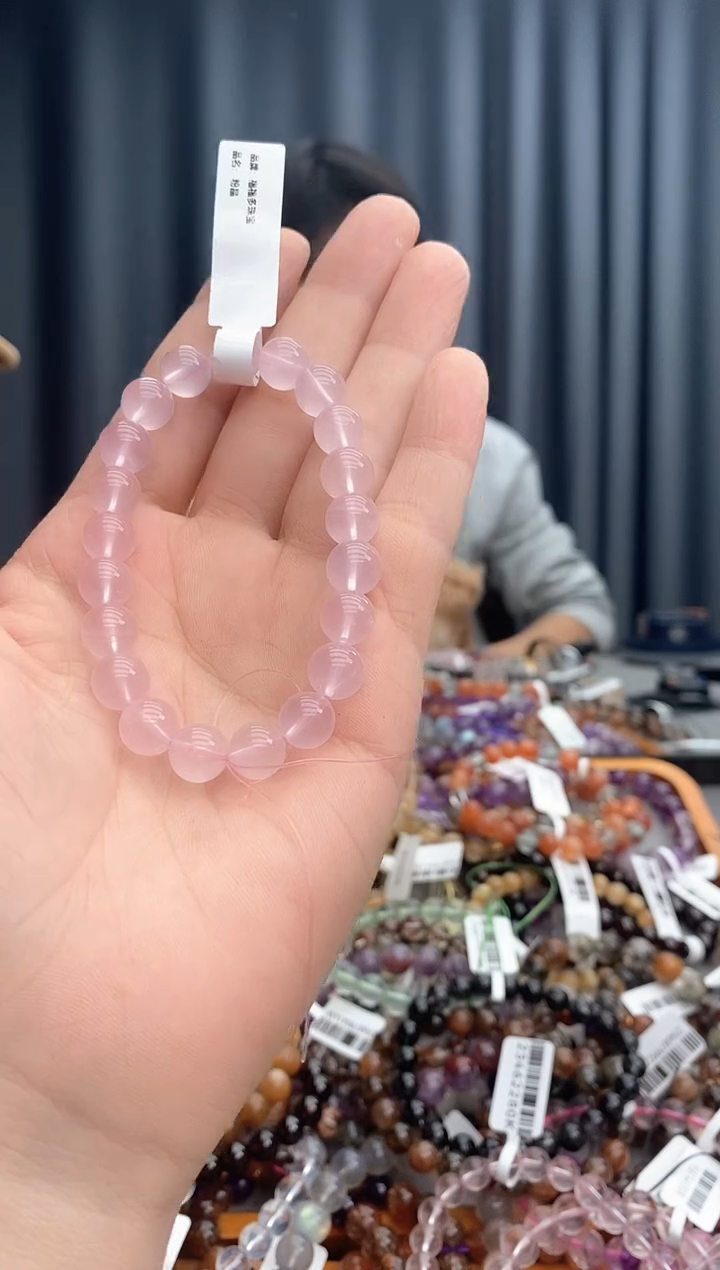 【闪购商品】水晶手链未镶嵌粉水晶