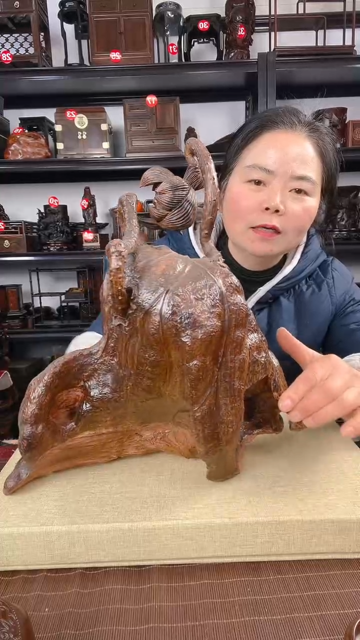 【闪购商品】木老李红木工艺品瑕疵116