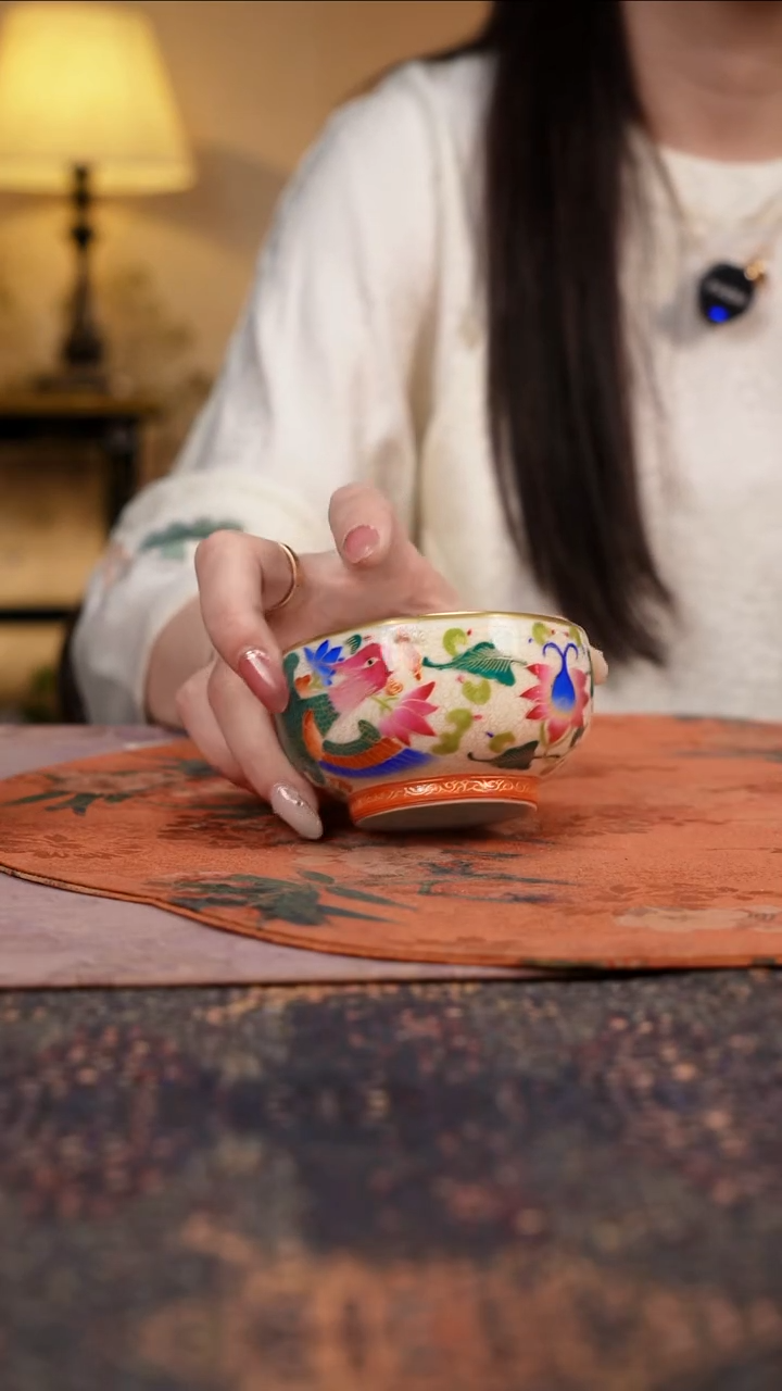 杯景德镇陶瓷杯碗柴烧多人