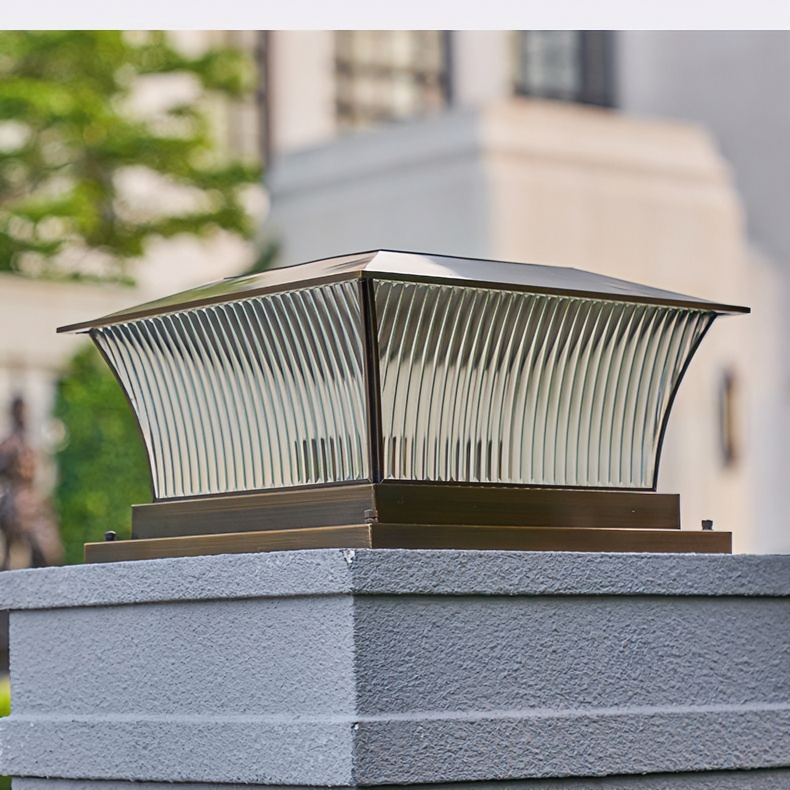 LEDIP65防水IP65景观庭院灯柱头灯12景观庭院灯饰户外别墅室外