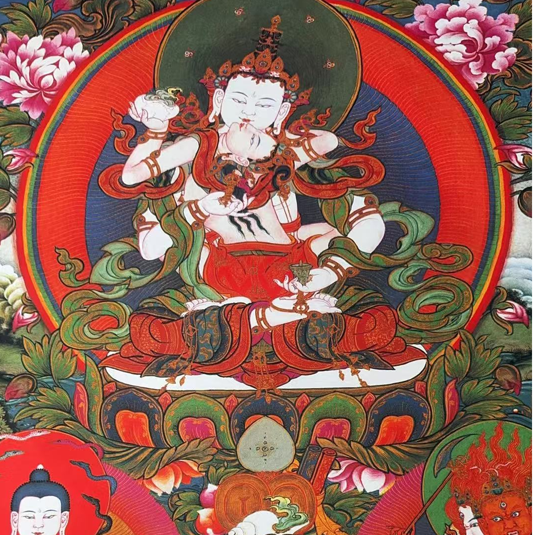 高端精品金刚萨埵菩萨绘画类精美艺术唐卡16018