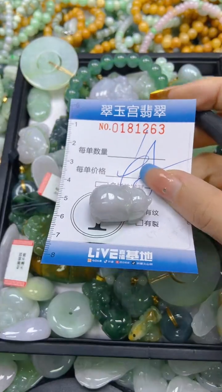 翡翠未镶嵌颈饰闪购0181263
