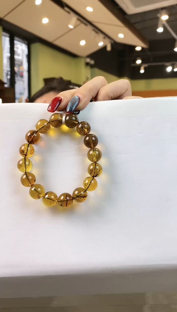 【闪购商品】琥珀手链未镶嵌多样性发一