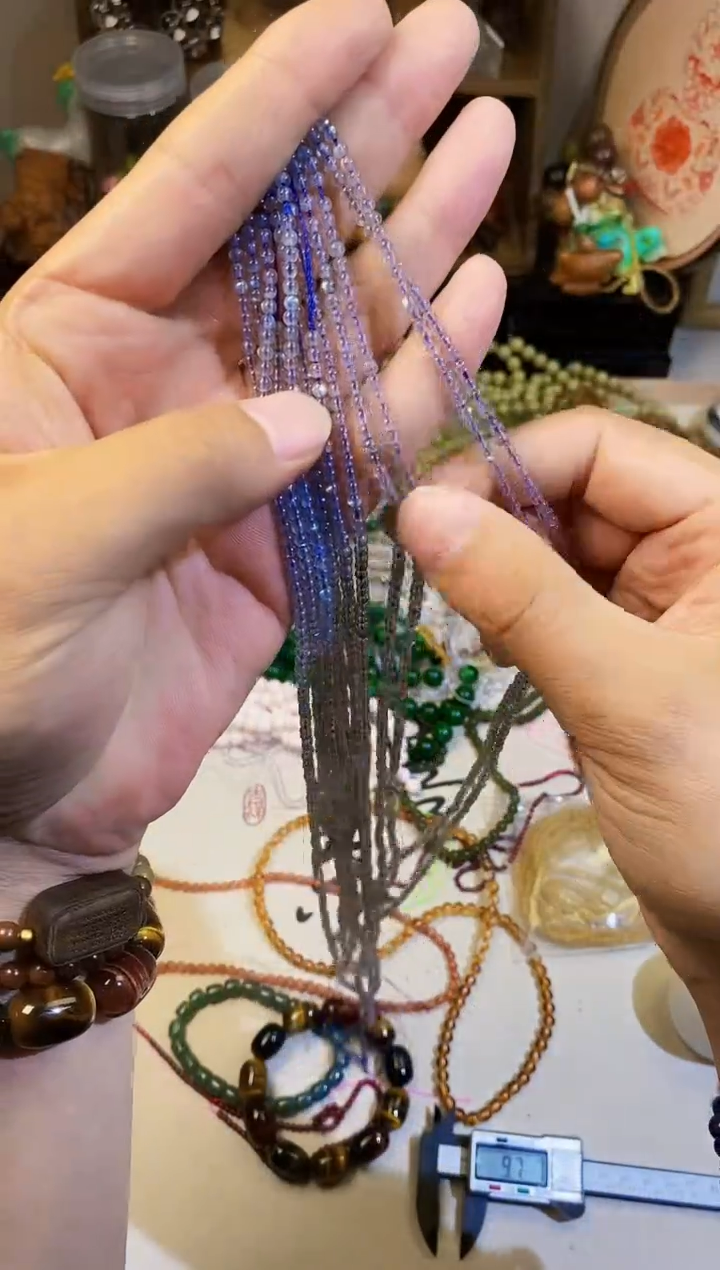 玛瑙/玉髓手链合金灰月光卡3+半成品