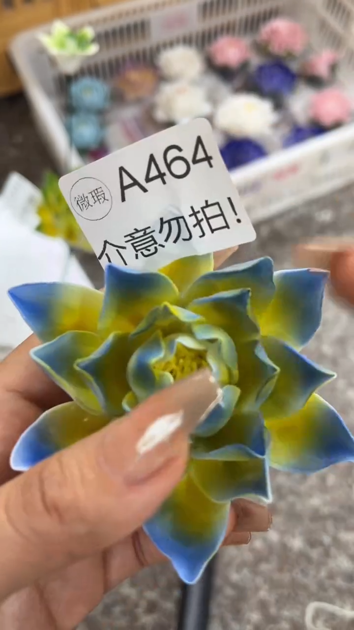 【闪购商品】陶瓷陶瓷花朵-A464