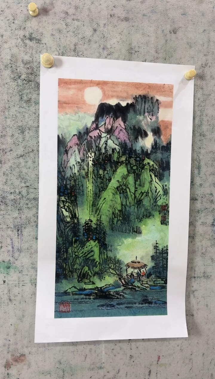 【闪购商品】绘画陈永利老师山水作品2平尺