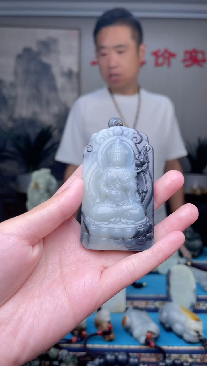 和田玉未镶嵌挂件1