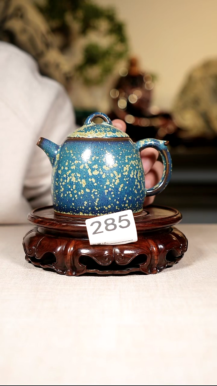 壶钧瓷钧瓷茶器摆件