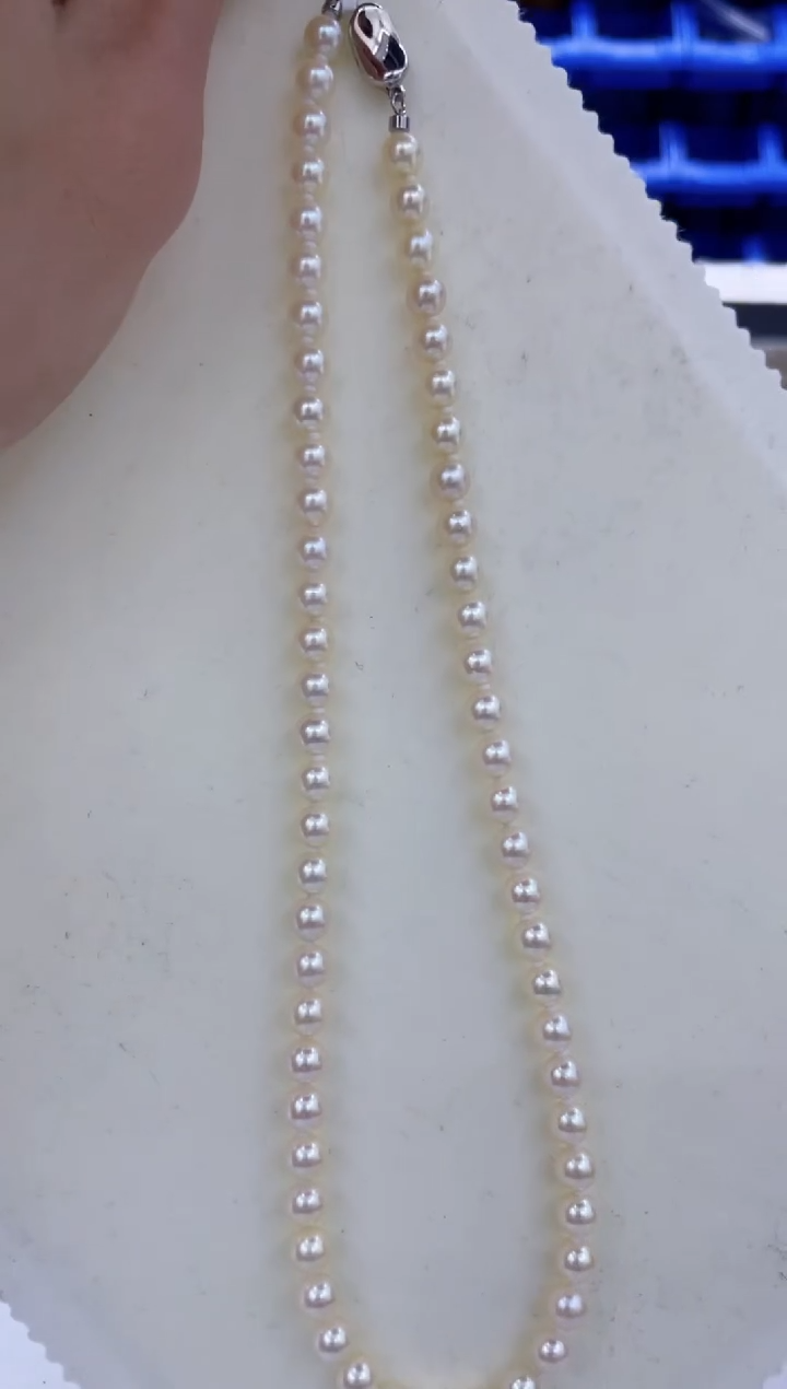 颈饰银S925镶嵌海水珍珠  