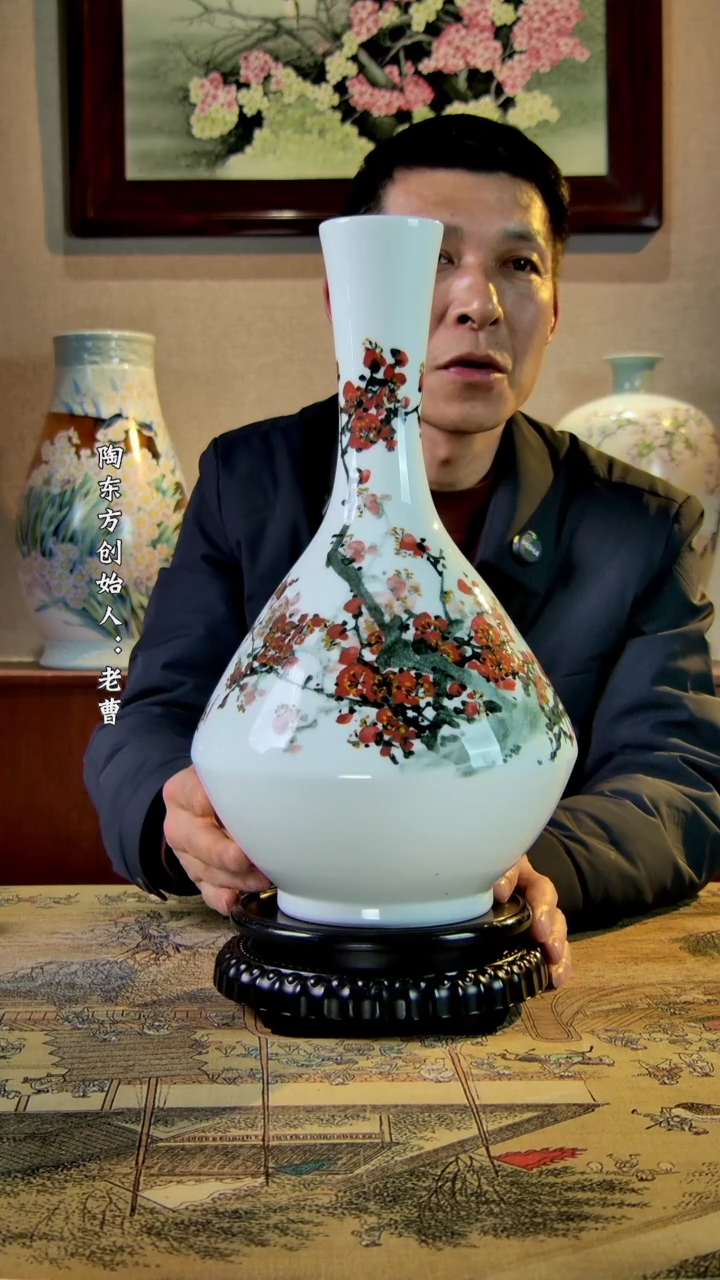 【闪购商品】其他景德镇陶东方陶瓷艺术作品花瓶瓷板画摆件