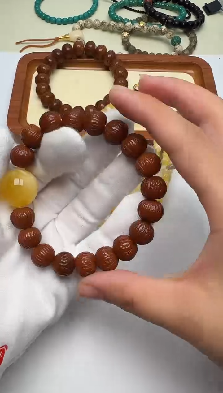 【闪购商品】核桃手串未镶嵌木带宝