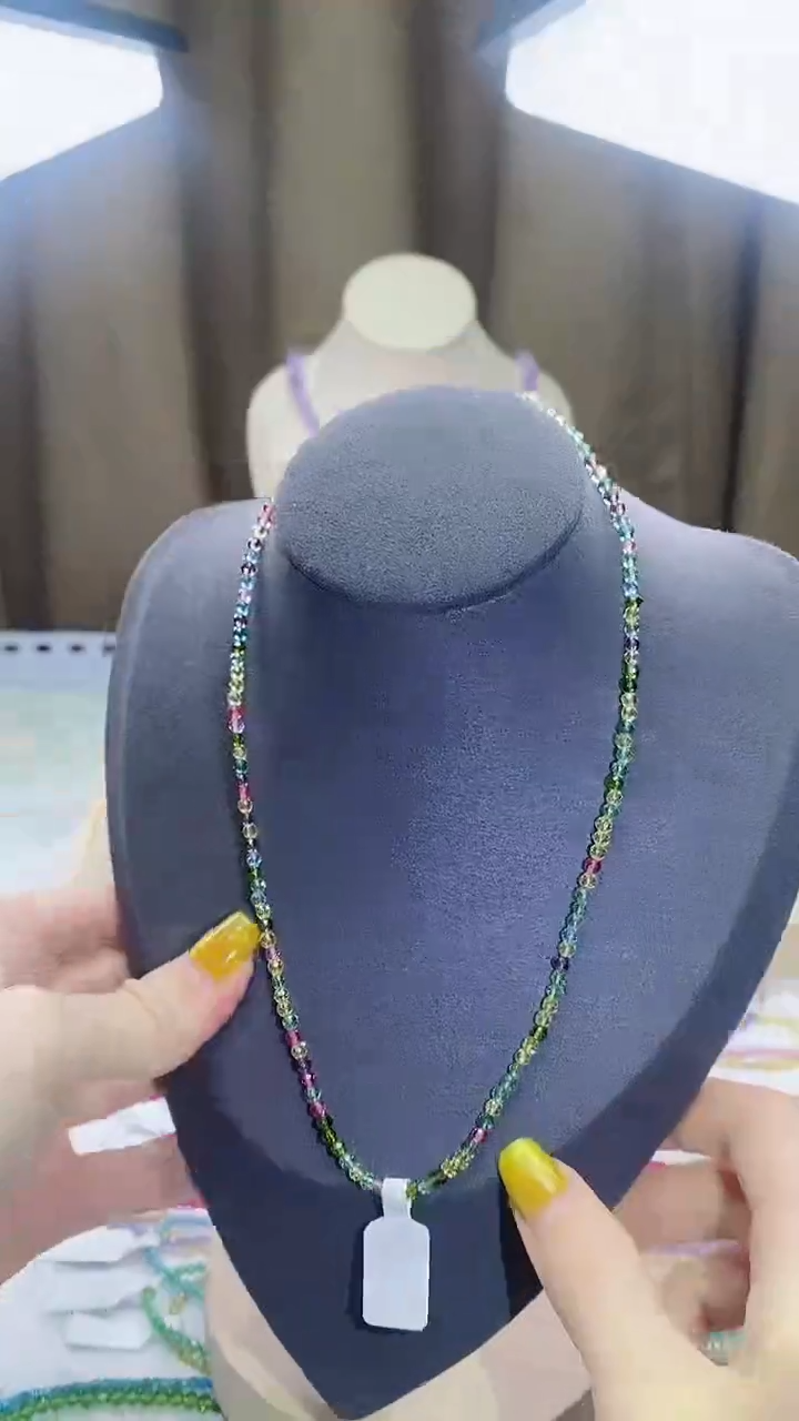 【闪购商品】尖晶石项链银S925镶嵌诗宁甄选珠宝SYZB07