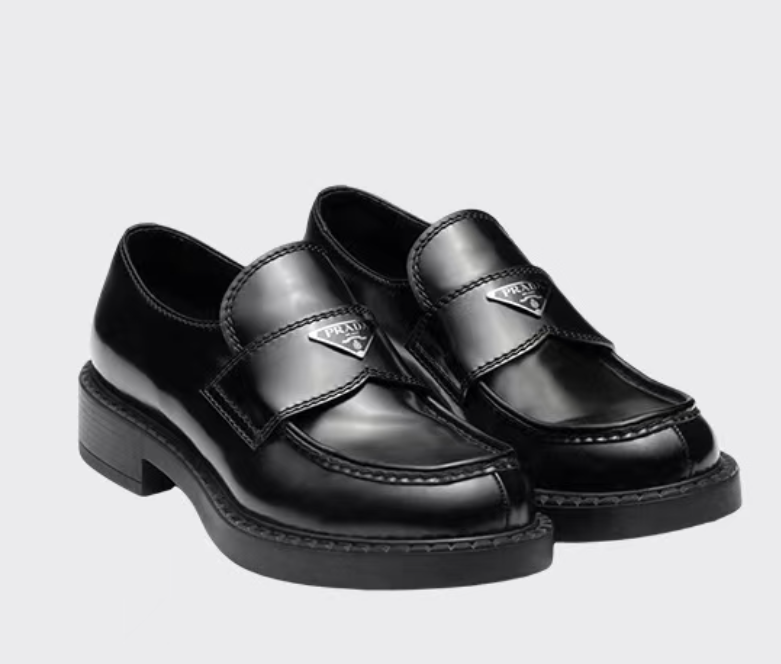 未使用 Prada/普拉达 男士牛皮乐福鞋