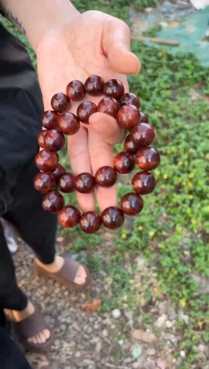 黄花梨/降香黄檀A026芝麻点1.5圆珠手串288多样性发一