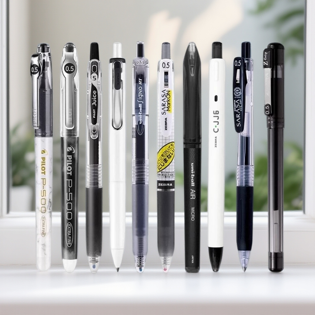 派通斑马三菱百乐中性笔集合