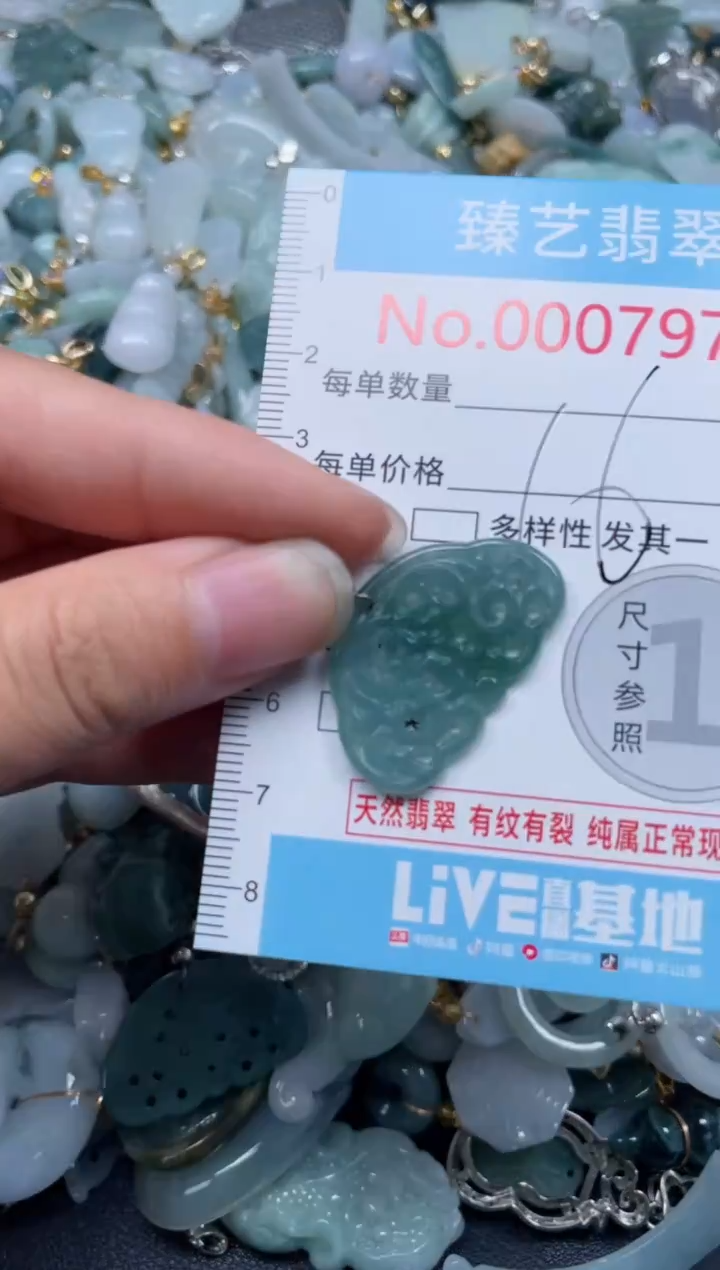 颈饰未镶嵌翡翠7970