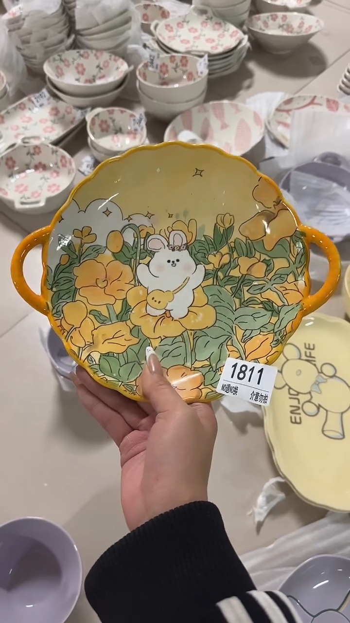 陶瓷手柄款微瑕四单包邮1811