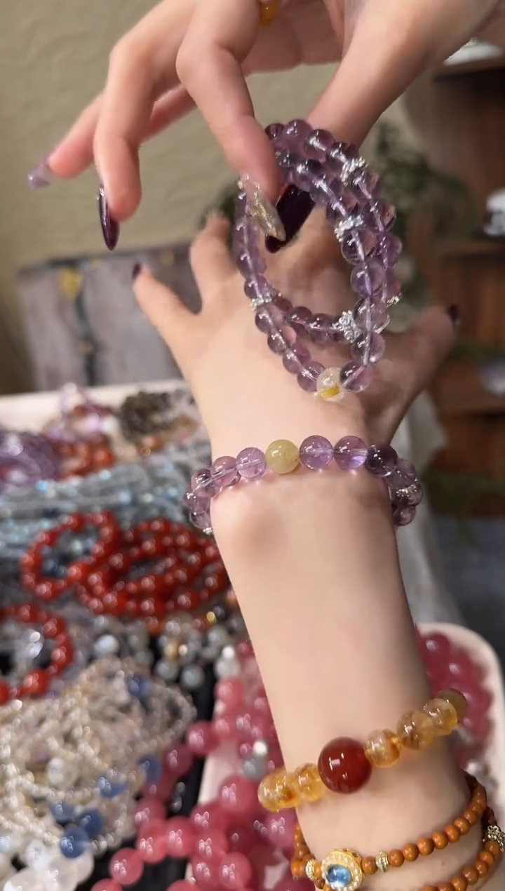 紫晶摆件未镶嵌扶摇