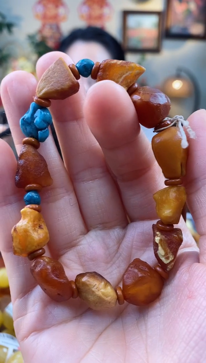 【闪购商品】琥珀手串未镶嵌手串