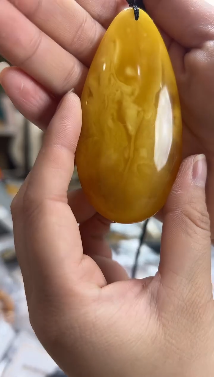 【闪购商品】蜜蜡裸石未镶嵌蜜蜡吊坠